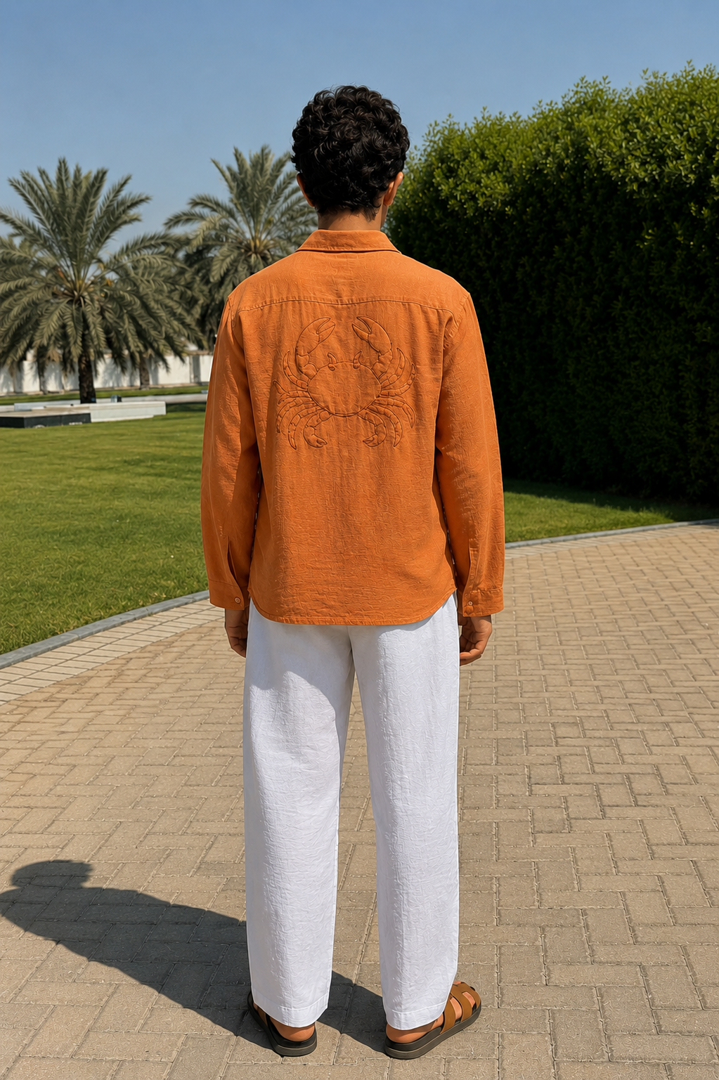 d93fdc65-f9cc-48c0-840b-eb51c36ae4af-2 Crab Linen Shirt - الصورة 1